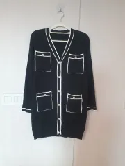 長袖ニット カーディガン