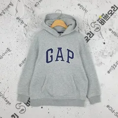 GAP(ギャップ) GAP ビッグロゴ 裏起毛 フード付きTシャツ ライト グレー 2300121