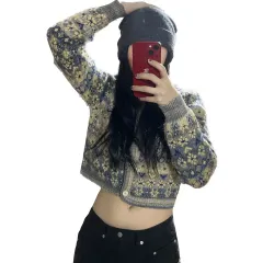 ZARA(ザラ) フラワー カーディガン