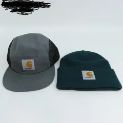 Carhartt カーハート LOGO Cap ビーニー2セット 状態好し 中古商品出品