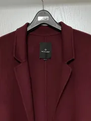 ウール100 ハンドメイド マキシ Single コート 二回 着用