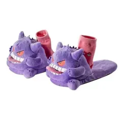 海外限定 ゲンガー ぬいぐるみ スリッパ ソックス セット ポケモンセンター 正規品  ぽこあ 30周年 グッズ 中国 限定