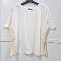 ZARA(ザラ) ニット バイカラー 半袖T