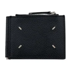 Maison Margiela メゾン マルジェラ 4ステッチ マネークリップ マネークリップ S56UI0211 メンズ レザー ブラック 中古