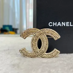 CHANEL(シャネル) CC ロゴ 金 ブローチ エクストラ ラージ ー H040207
