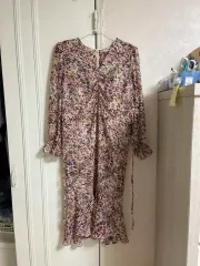 ウエスト紐 ワンピース m