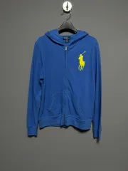 ポロ pk ビックポニー ジップアップ フーディー