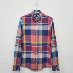 トミーヒルフィガー/チェックシャツ/ S サイズ/ C07