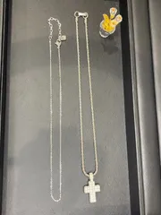 【高級感】SWAROVSKI ネックレス2点＋クリスタルフラワー まとめ売り