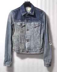 ラルフローレン（デニム＆サプライ）/女性用デストロイデニムジャケット（サイズ） 44 ハーフ)