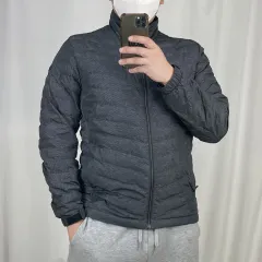 K2 グレー 軽量 ダウンジャケット 100 241017