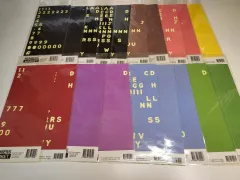 中古) 19 腸 まとめ売り アルファベットステッカー+数字ステッカー