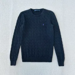 ポロ Ralph Lauren(ラルフローレン) ラウンド ケーブル ニット セーター ( M )