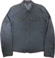 リーバイス レディース ストレッチ ブラックタグ デニム ジャケット トラッカー S