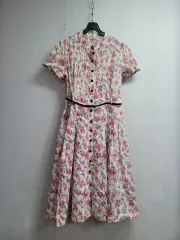 91 ) BCBG フラワー ワンピース