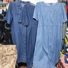 デニム カラ（カラ）ラウンド ONE PIECE 3種