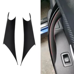 【特価セール】ZdeduoCar BMW向け 専用設計3シリーズF30 F31 F34 F80（2012-2018）4シリーズF32 F33 F36 F82 F83(2014-2017)マットブラックドアハンドルカバー、用内部ドアハンドルカバー 左右1個ずつ