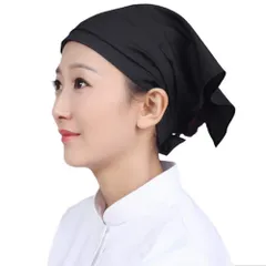 【特価商品】[OTAKUMARKET] 三角巾 シンプル 無地 大人用 男女兼用 カフェ 業務用 料理教室 調理実習 清掃 美容院 マジックテープ付き 簡単に取り付ける