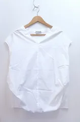 【228722】DEUXIEME CLASSE ドゥーズィエム クラス  コットンプルオーバー ショートスリーブブラウス ホワイトのサムネイル