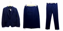 【222638】theory セオリー  スリーピース 3点 セットアップスーツ スカート パンツ  ・2 TAILOR GABE2 PENCIL2 TREECA ネイビー