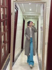 レディース ニット カーディガン ロング丈 ニット コート