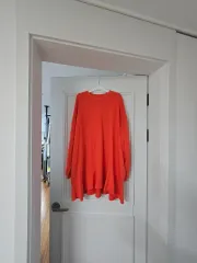 コーラル色 スウェット ONE PIECE