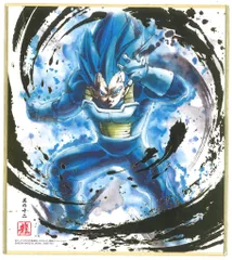 BANDAI ドラゴンボール色紙ART 復刻スペシャル/2487751 超サイヤ人ゴッド超サイヤ人 進化 ベジータ 12