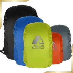 【新品】 [Unigear] 2019全新版 リュックカバー レインカバー 雨よけ ザックカバー 防水カバー ２倍以上の防水 耐水圧5000mm 夜間反射 アウトドア 通勤 通学 梅雨対策 収納袋一体化 超軽量 5カラー 5サイズ 15L-80L (S:1 0