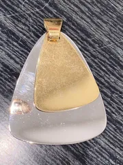 NAPIER ネイピア ペンダントトップ ゴールド クリア ヴィンテージ