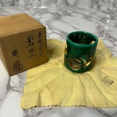 W777 蓋置 『六瓢 蓋置』『松本房子 造』 共箱 茶道具 - メルカリ