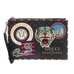 希少 Gucci GGスプリーム ナイトクーリエ クラッチバッグ 496346