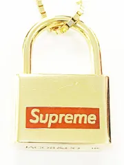シュプリーム SUPREME × JACOB＆CO. 20AW 14K GOLD LOCK PENDANT ジェイコブ  ゴールド ロック ペンダント ネックレス ゴールド【ブランド古着ベクトル】【中古】☆AA★▲■240823のサムネイル