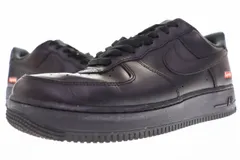 ナイキ NIKE × SUPREME AIR FORCE 1 LOW BLACK 28cm CU9225-001 シュプリーム エア フォース ブラック 【ブランド古着ベクトル】【中古】 ▲260314