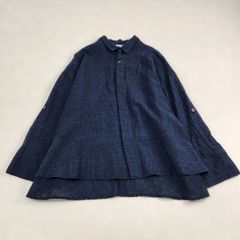 ヨーガンレール ほぼ未使用 絹綿 手つむぎ手織り ブラウス ババグーリ