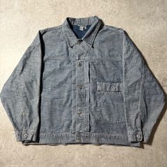 48サイズ】 デニムヘッズ 46モデル インディゴ細畝コーデュロイ 大戦 