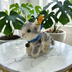 Steiff シュタイフ タビー 猫 ぬいぐるみ ビンテージ 耳ID ドイツ