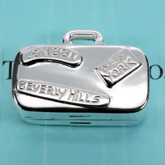 希少美品ティファニー アタッシュケースモチーフ ピルケース バッグ24-5811