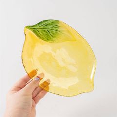 レモン柄 プレート 皿 不揃いな縁 - メルカリ
