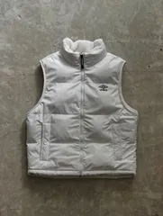 UMBRO アンブロ リバーシブルベスト ボア ハイネック ホワイト
