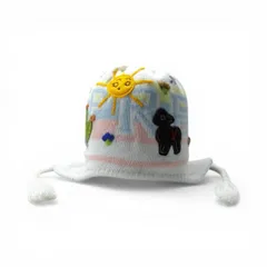 SUPREME 25aw FELT APPLIQUE EARFLAP BEANIE WHITE シュプリーム フェルト アプリキュー イヤーフラップ ビーニー ニット帽 帽子 大名店