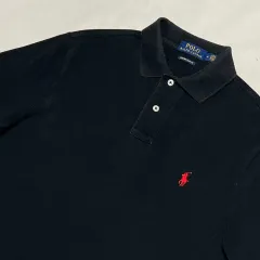 M POLO RALPH LAUREN レッドポニー カラ Tシャツ