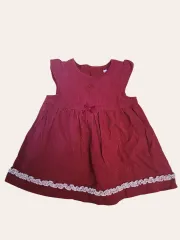 (日本) キッズ ベベ コーデュロイ ワンピース 90