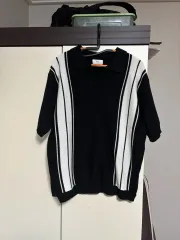 メンズ 半袖 ニット セーター ポロTシャツ