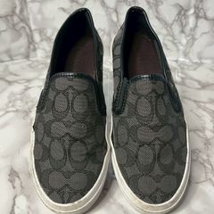 24.5cm COACH コーチ シグネチャー スリッポン エスパドリーユ - メルカリ