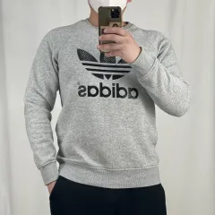 adidas(アディダス) ヘビ グレー 裏起毛 パーカー 100 250413