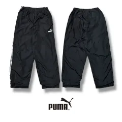 PUMA(プーマ) 刺繍 ロゴ サイドライン トラックパンツ