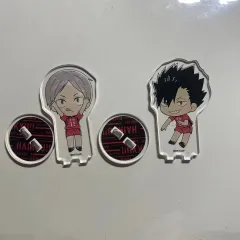 ハイキュー アニメイト コラボカフェ ミニ アクリルスタンド 黒尾 灰羽 リエーフ