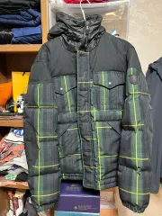 S ポロ ラルフローレン ブラックウォッチ ダウンジャケット