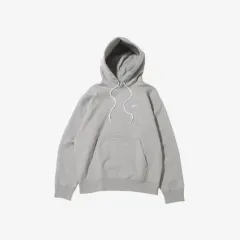 XL XXL ナイキ ソロ スウッシュ フリース プルオーバー フーディー グレー-アジア