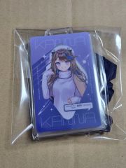 ホロライブ　天音かなたモチーフネックレス 記念直筆サイン入りポストカードサイン入 ホロライブ 天音かなたモチーフネックレス 記念直筆サイン入りポスト
